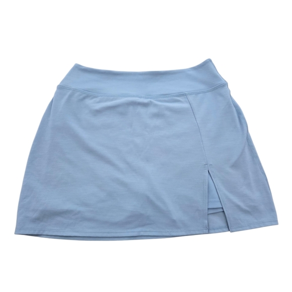 Beyond Yoga Women's Baby Blue Rib Hold Court Skirt - Picture 5 of 8
